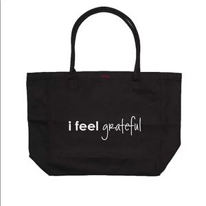Brand New* Peace Love World i feel grateful Tote